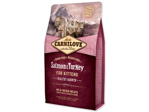 CARNILOVE Salmon and Turkey kittens Healthy Growth 400g