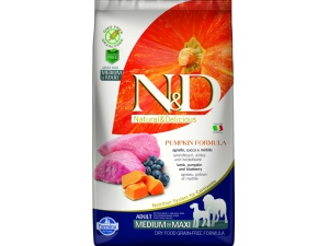 N&D Grain Free Dog Adult M/L Pumpkin Lamb & Blueberry 12kg