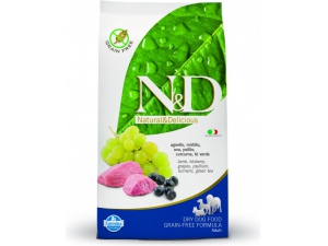 N&D Grain Free Dog Adult Mini Lamb & Blueberry 2,5kg