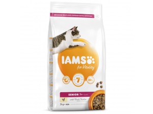 IAMS for Vitality Senior Cat Food with Fresh Chicken 2kg