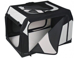 Transportní nylonový box Vario černo-šedý 61×43×46cm