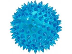 Hračka DOG FANTASY míček LED 6cm modrý
