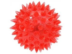 Hračka DOG FANTASY míček LED 5cm ružový