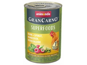 GRANCARNO Superfoods kuře, špenát, maliny 400g