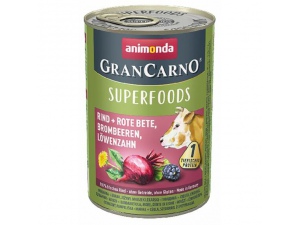 GRANCARNO Superfoods hovězí, řepa, ostružiny 800g