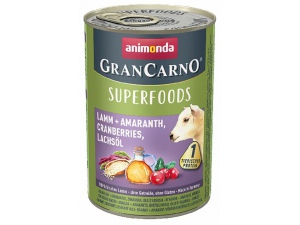 GRANCARNO Superfoods jehněčí, amarant, brusinky, lososový olej 800g