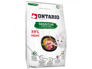 ONTARIO Cat Sensitive / Derma 400g