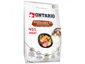 ONTARIO Cat Sterilised 7+ 400g