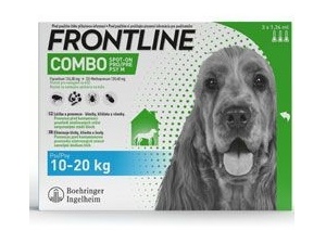 Frontline Combo Spot-On Dog M 10-20 kg 3 x 1,34 ml