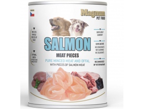 MAGNUM Meat Pieces SALMON dog 800g