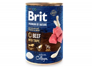 Brit Premium Dog by Nature konz Beef&Tripes