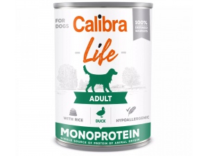 Calibra Dog Life konz. Adult Duck with rice 400g