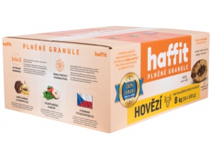 HAFFIT - PLNĚNÉ GRANULE - HOVĚZÍ 8kg