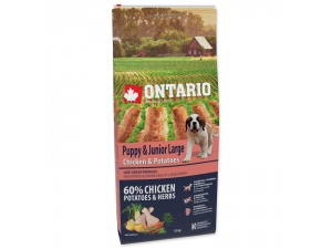 ONTARIO Puppy & Junior Large Chicken & Potatoes