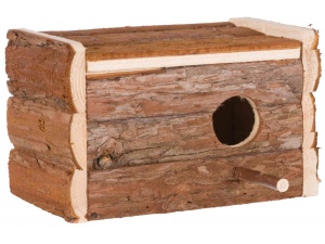 Hnízdící budka z přírodního dřeva 21×13×12cm