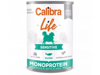 Calibra Dog Life konz. Sensitive Salmon with rice 400g