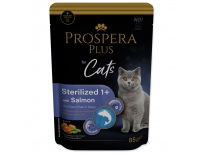 Kapsička Prospera Plus Sterelized 1+, Salmon, Peas 85g