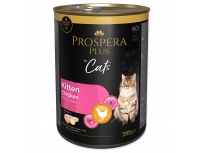 Konzerva Prospera Plus Kitten Kuřecí paté, bohaté na krůtu 395g